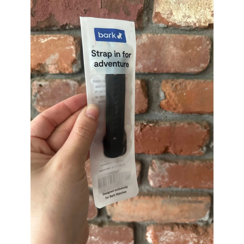 Bark Watch Replacement Silicone Band Black